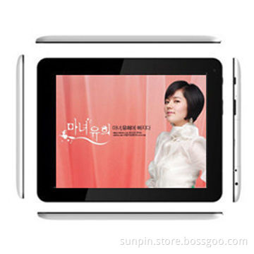 3G 9.7-inch MTK8389 quad core IPS capacitive screen Android 4.2 tablet PC with Bluetooth